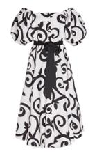 Moda Operandi Rodarte Ruffled Printed Cloque Midi Dress Size: Xs
