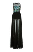 Elie Saab Floral Beaded Gown