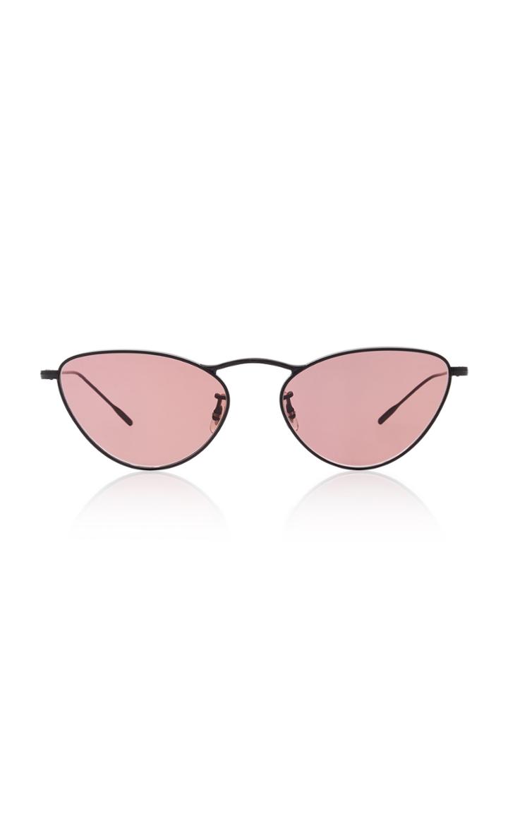Oliver Peoples Lelaina Cat-eye Metal Sunglasses