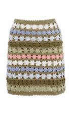 She Made Me Maala Cotton Crochet Skirt
