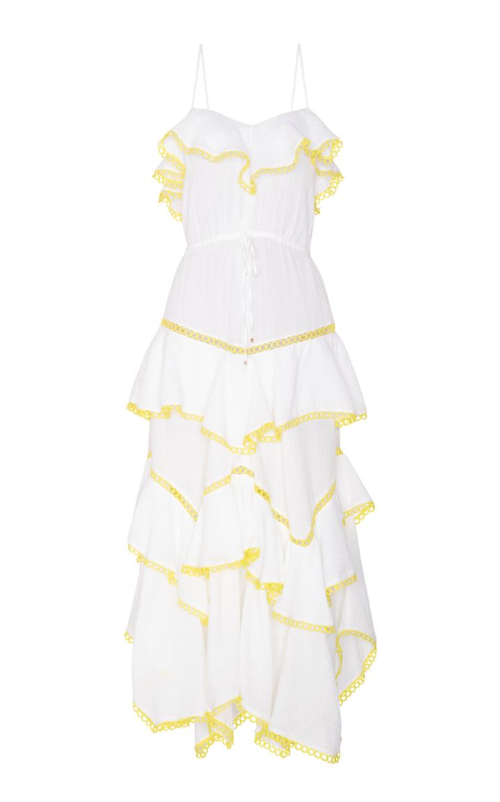 Maria Lucia Hohan Iris Sleeveless Cotton Voile Dress