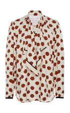 Johanna Ortiz Ancient Anecdotes Printed Scarf Neck Shirt