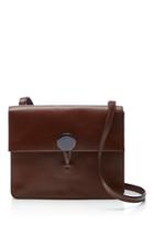 Marni Saddle Brown And Pearl Bandoleer Shoulder Bag
