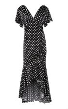 Caroline Constas Lucille Silk Midi Dress