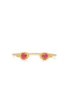Ilias Lalaounis 18k Gold Ruby And Diamond Bracelet