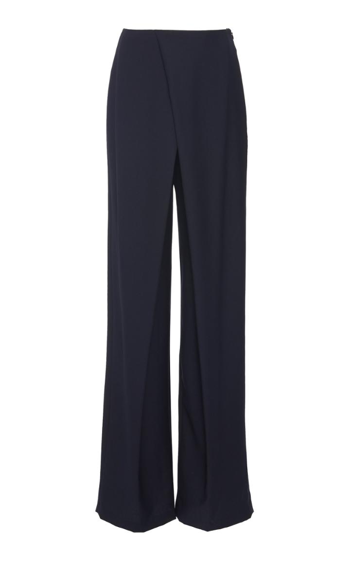Jeffrey Dodd Wide Leg Wool Wrap Pants
