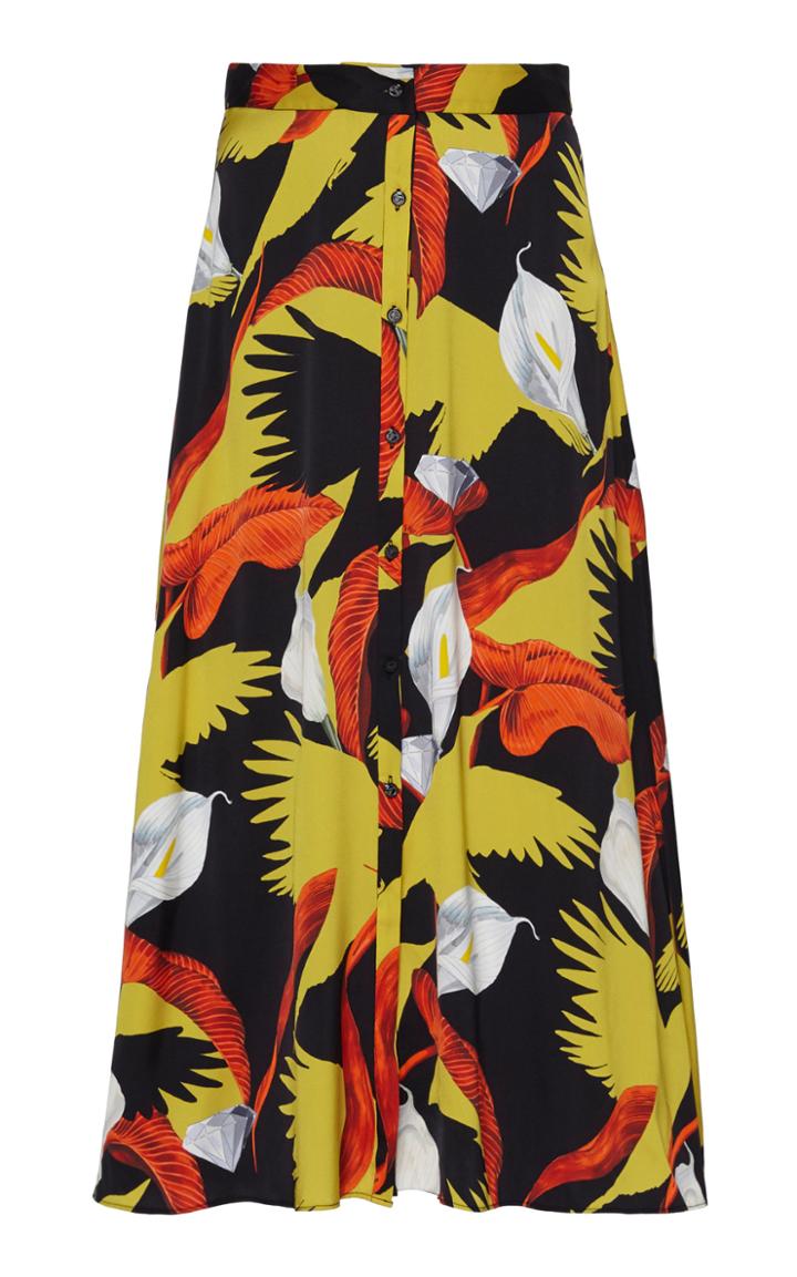 Temperley London Theodora Silk-stretch Skirt