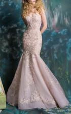 Isabelle Armstrong Zoe Embroidered Mermaid Gown