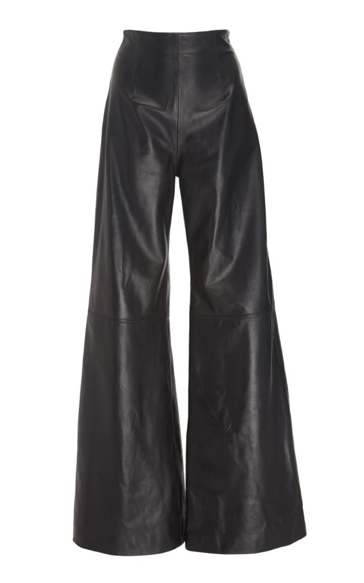 16arlington Marvin Leather Wide Leg Pants
