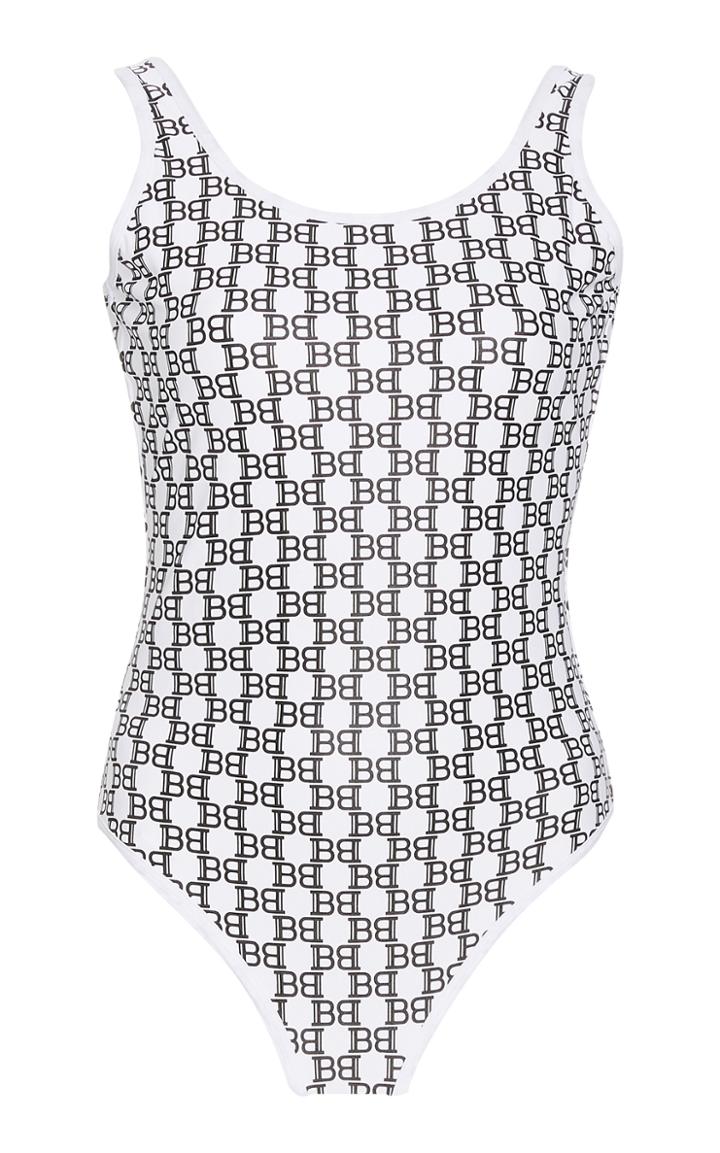 Balmain Logo-print One-piece Swimsuit