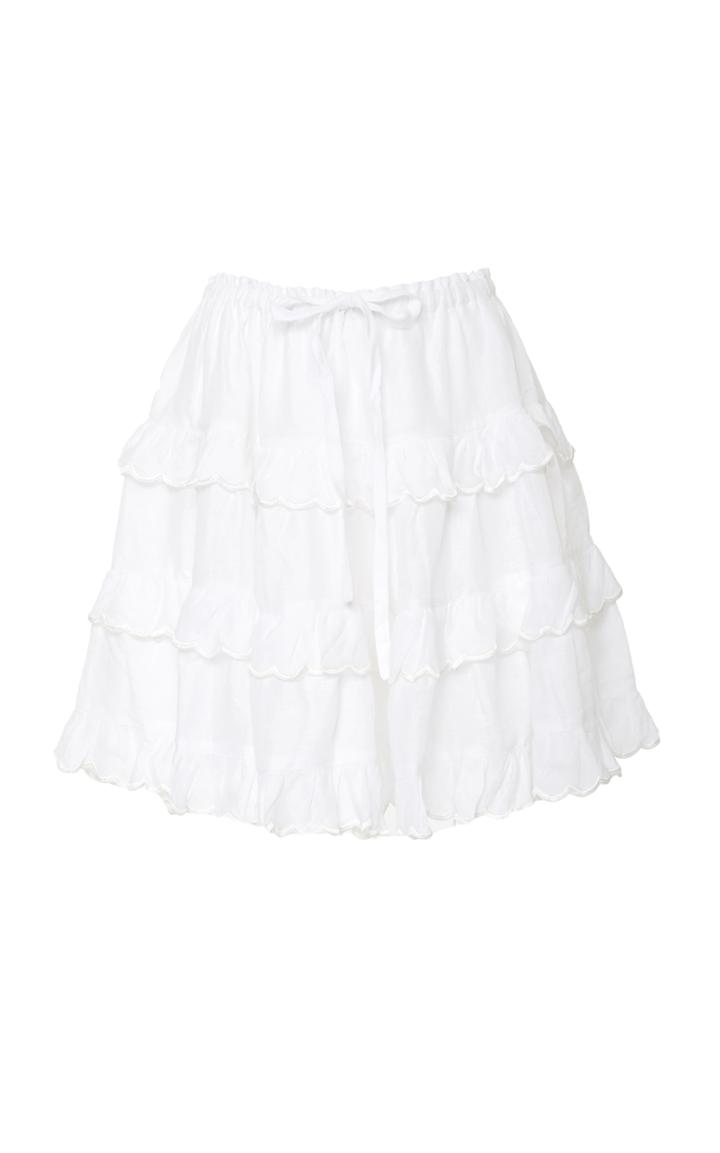 Innika Choo Three Tier Scallop Skirt