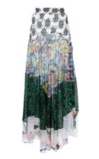 Missoni Printed High-rise Crepe De Chine Skirt