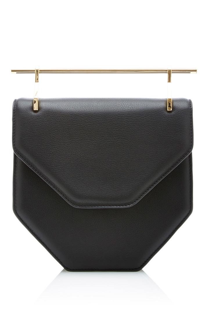 M2malletier Amor/fati Cross Body Black Leather Bag