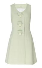 Delpozo Linen Canvas Long Waistcoat