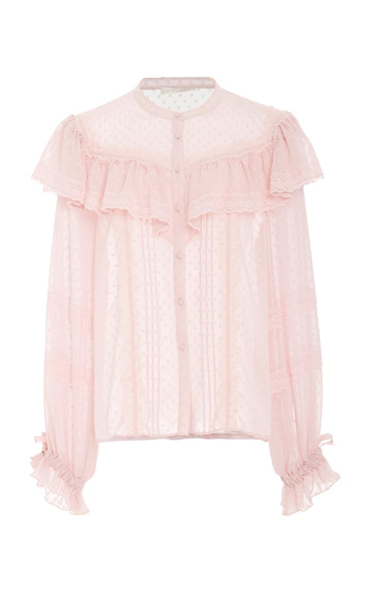 Loveshackfancy Erica Button Front Top