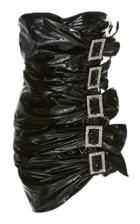 Alexandre Vauthier Patent Leather Buckle Dress