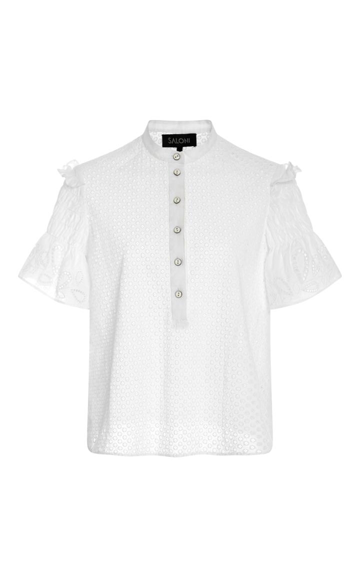 Saloni Callie Broderie Anglaise Cotton Top