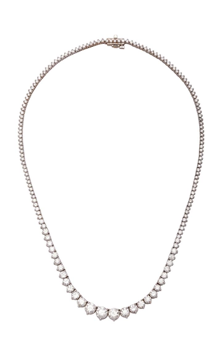 Maria Jose Jewelry Riviera 18k White Gold And Diamond Necklace