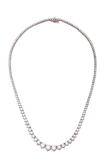 Maria Jose Jewelry Riviera 18k White Gold And Diamond Necklace
