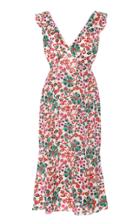 Saloni Zoey Printed Cotton Midi Dress