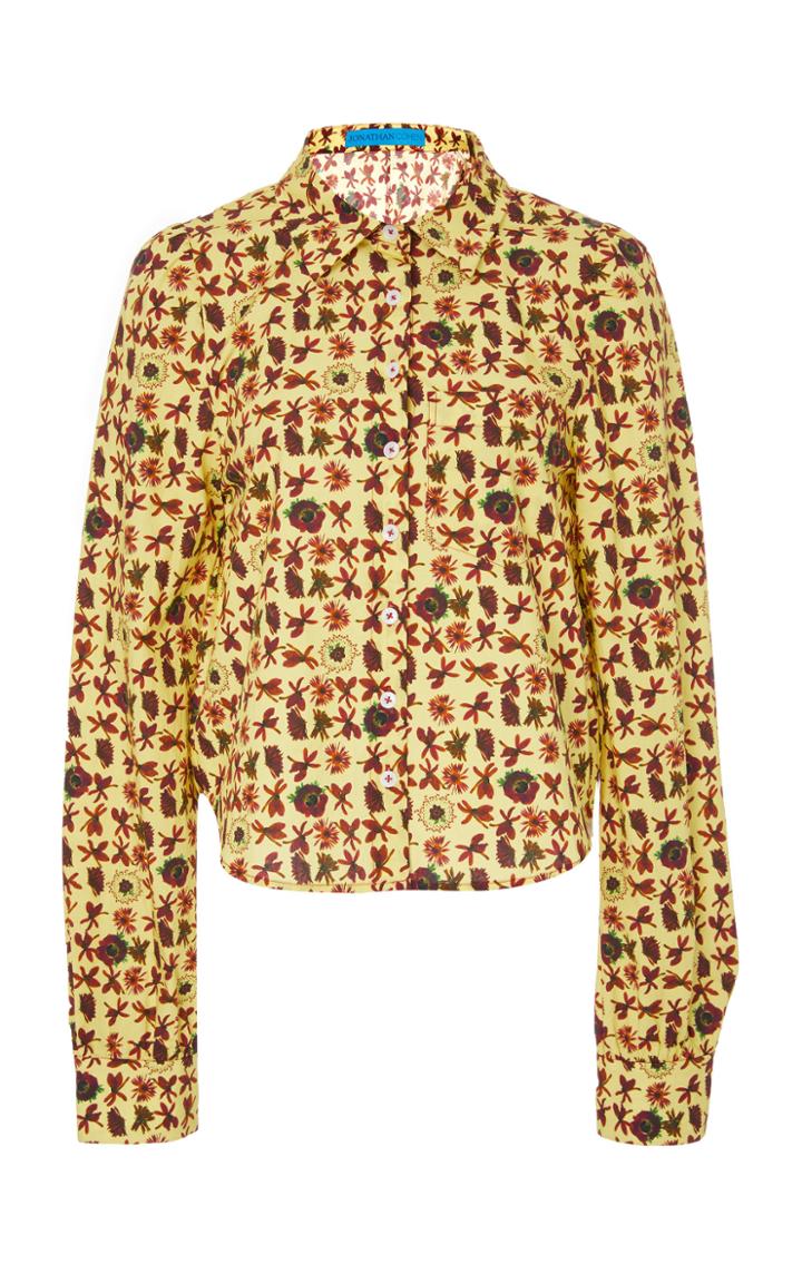 Jonathan Cohen The Max Button Down Printed Shirt