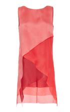 Mi Jong Lee Sleeveless Layered Organza Tunic