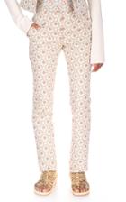 Moda Operandi Paco Rabanne Floral Cotton-blend Slim-leg Trousers