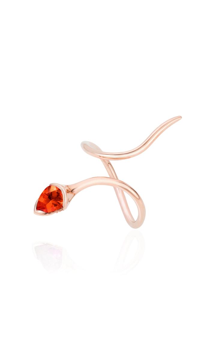Fernando Jorge Sprout Diamond, Garnet 18k Rose Gold Ring