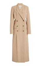Moda Operandi Nanushka Ellen Double-breasted Cady Coat