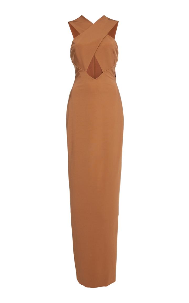 Cushnie Cut-out Cady Column Dress