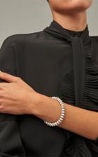Ofira Diamond & White Onyx Halo Bracelet
