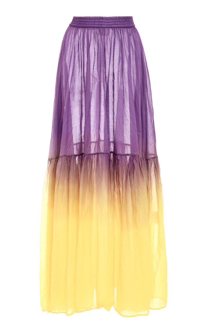 Missoni Mare Degrade Ruffle Maxi Cover Up Skirt