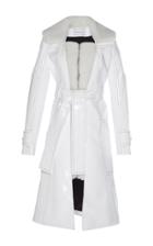 Wanda Nylon Mixed Long Coat