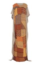 Tuinch Cashmere-blend Patchwork Maxi Dress
