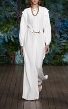 Alberta Ferretti Satin-effect Dress