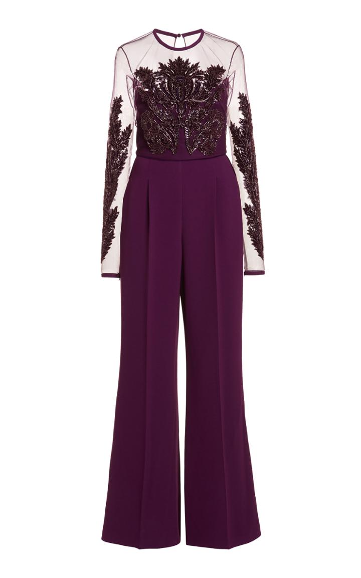Moda Operandi Zuhair Murad Morgan Cady Jumpsuit