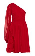 Giambattista Valli One-shoulder Silk Dress