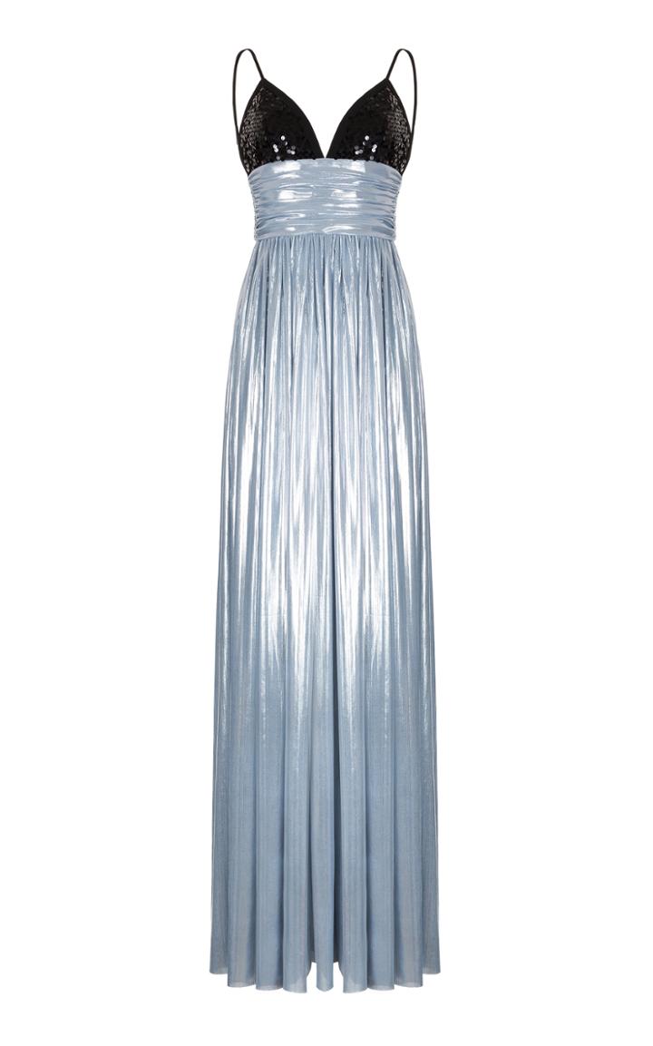 Rasario V-neck Flared Gown