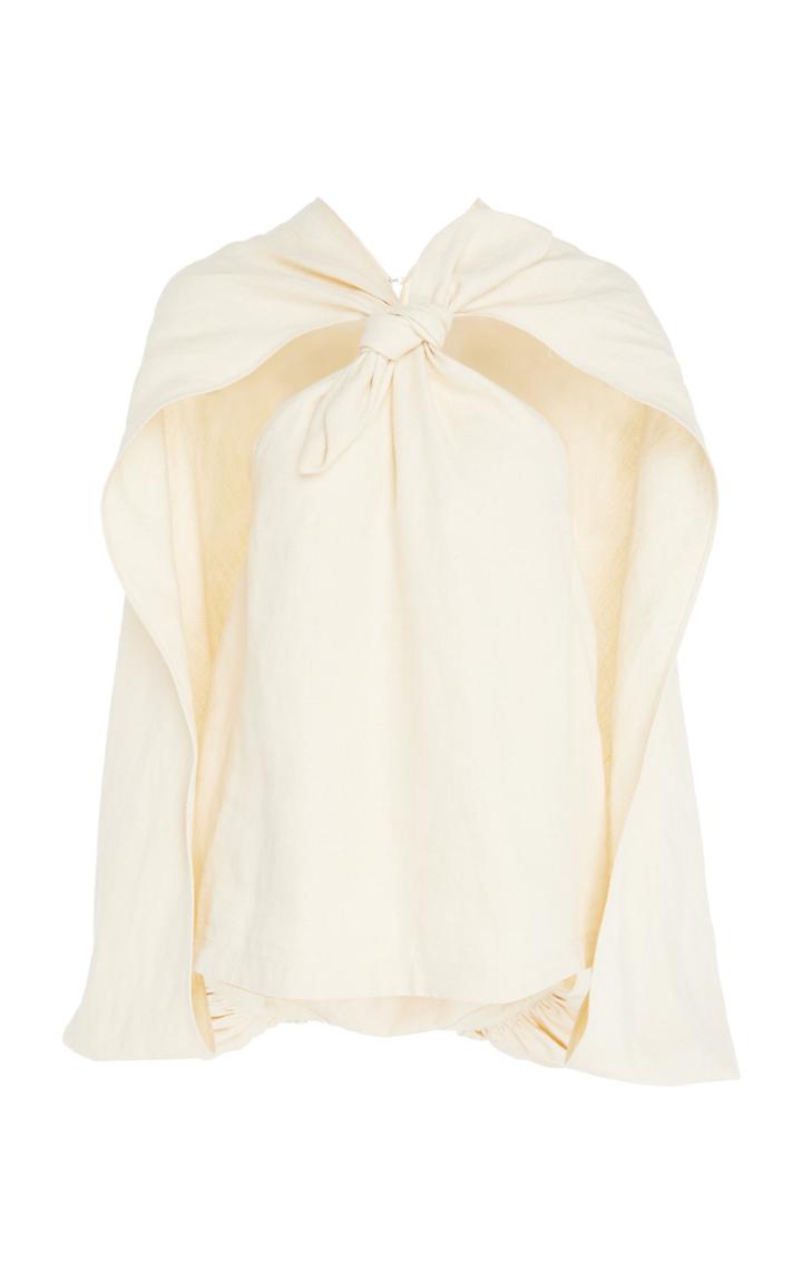 Rosie Assoulin Balloon Back Tied Top