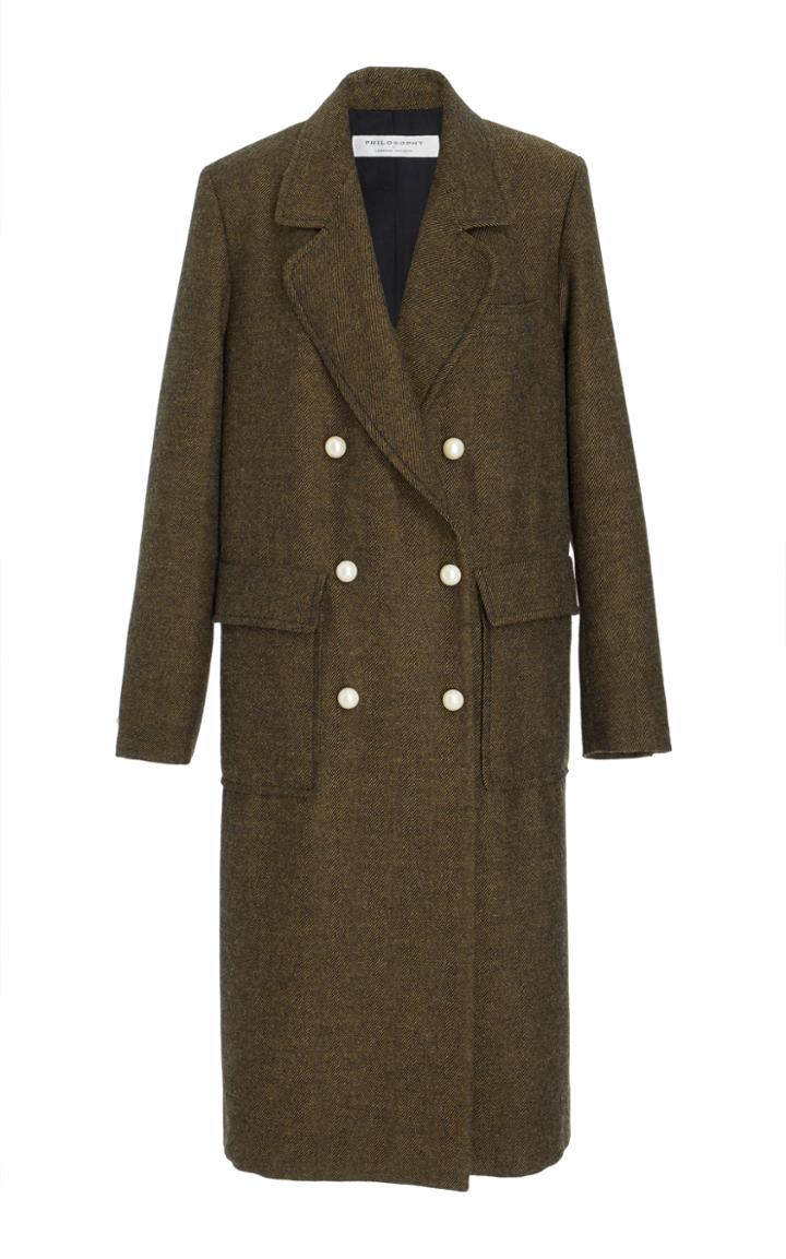 Philosophy Di Lorenzo Serafini Double Breasted Coat