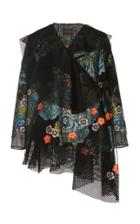 Biyan Cynta Perforated Frilled Blouse