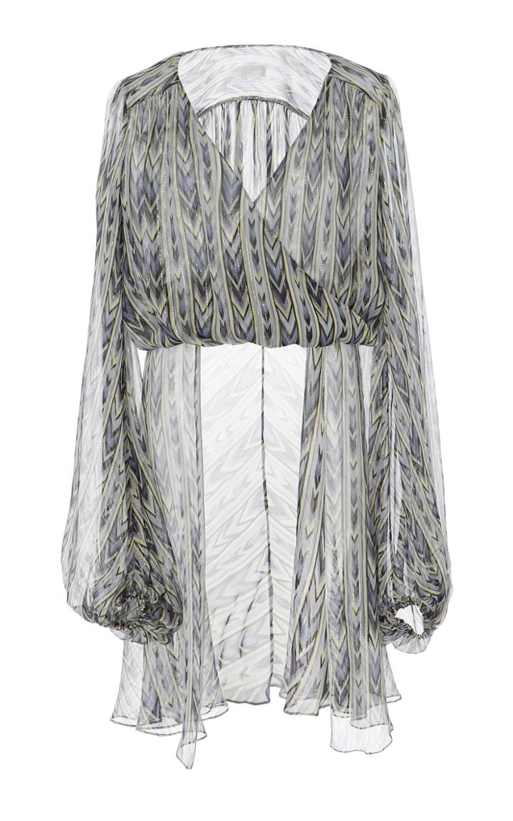 Caroline Constas Sheer Wrap Top