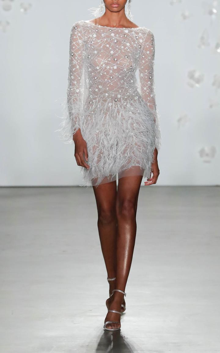 Moda Operandi Mira Zwillinger Amani Mini Feather Dress