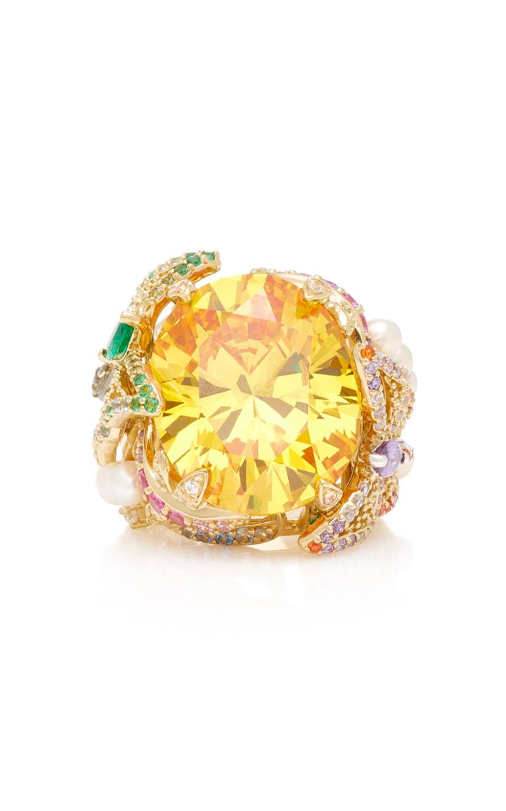 Anabela Chan Citrine Swallowtail Ring