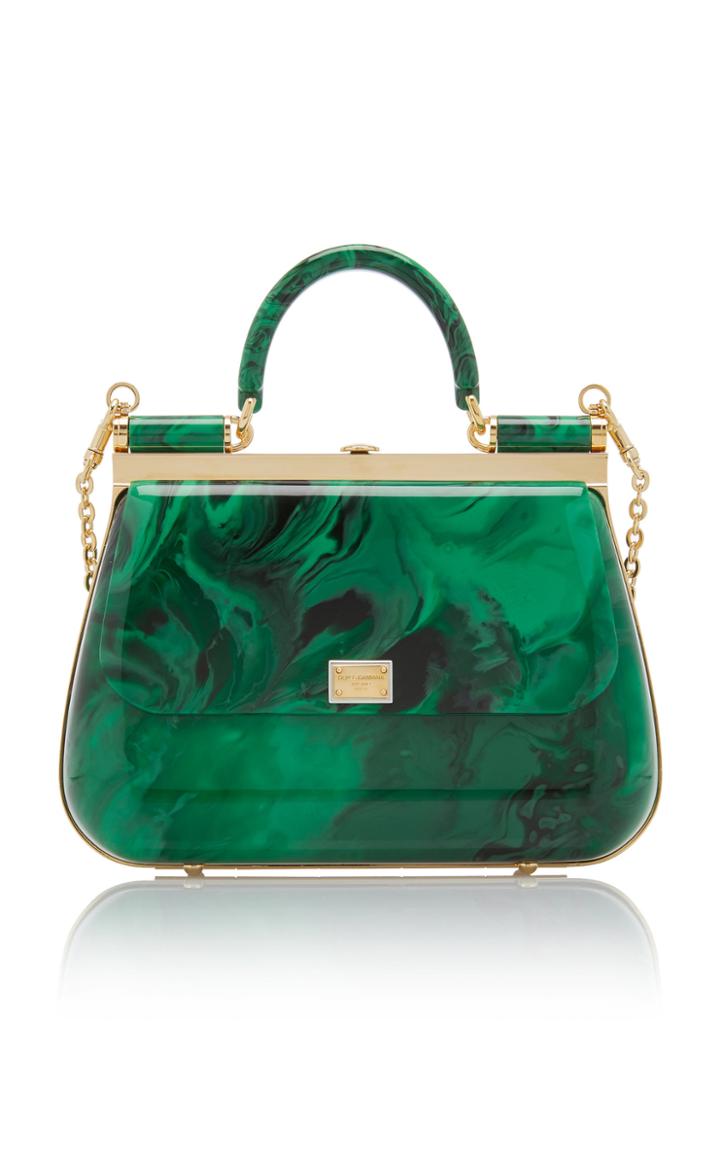 Dolce & Gabbana Plexi Top Handle Bag
