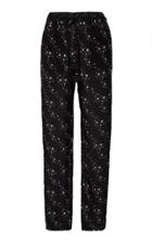 Figue Alexa Star-print Crepe Straight-leg Pants