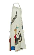 Jacquemus Button-accented Abstract-print Dress