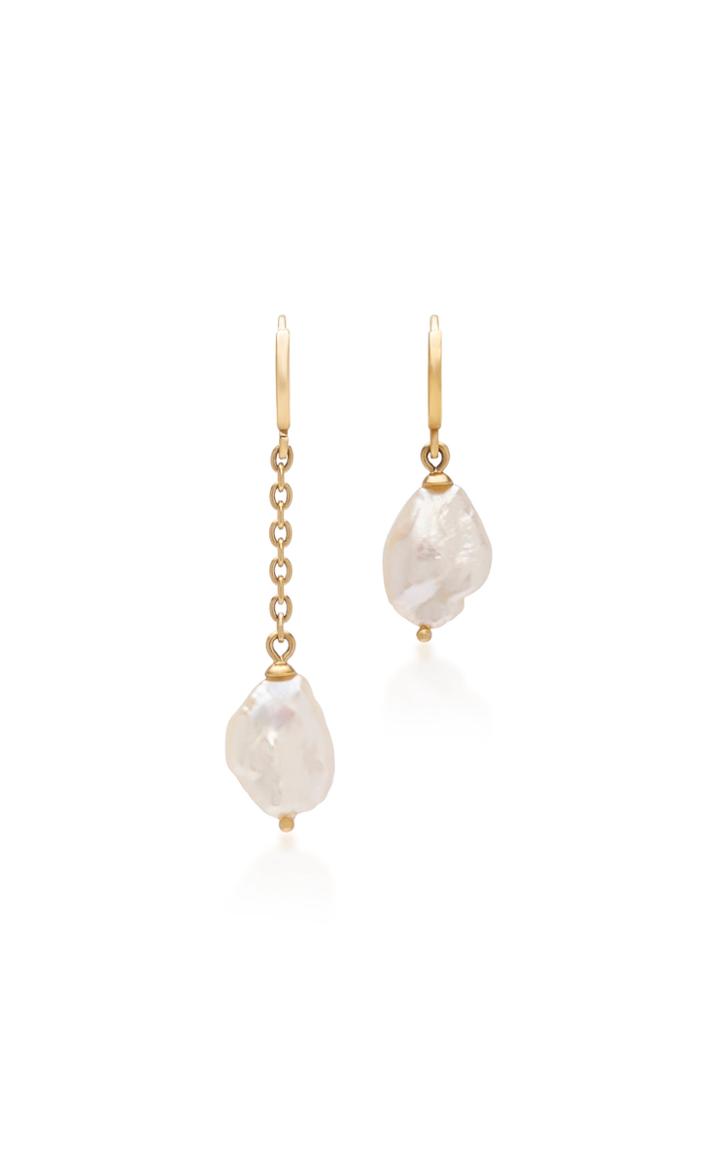 Lady Grey Drift Freshwater Pearl Earrings