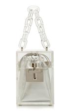 Oscar De La Renta Lucite And Leather Clutch