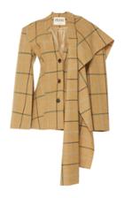 A.w.a.k.e. Check Wool Tweed Jacket